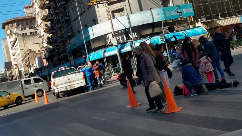 El accidente ocurrió en Colón y General Paz.