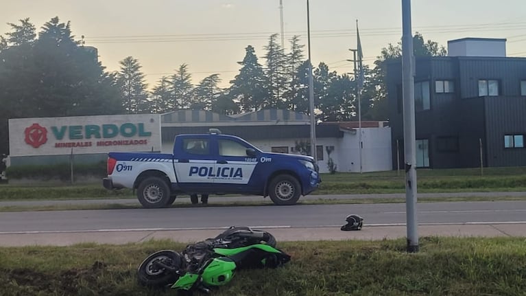 El accidente ocurrió en horas de la madrugada.