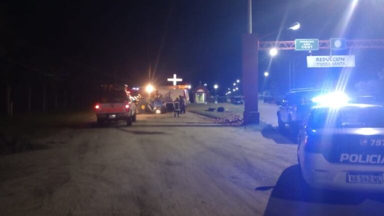El accidente ocurrió en la avenida Jerónimo Luis de Cabrera.