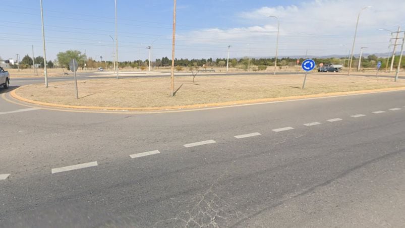 El accidente ocurrió en la avenida Padre Luchesse.