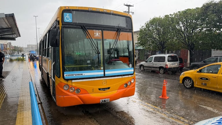 El accidente ocurrió en la avenida Sabattini.