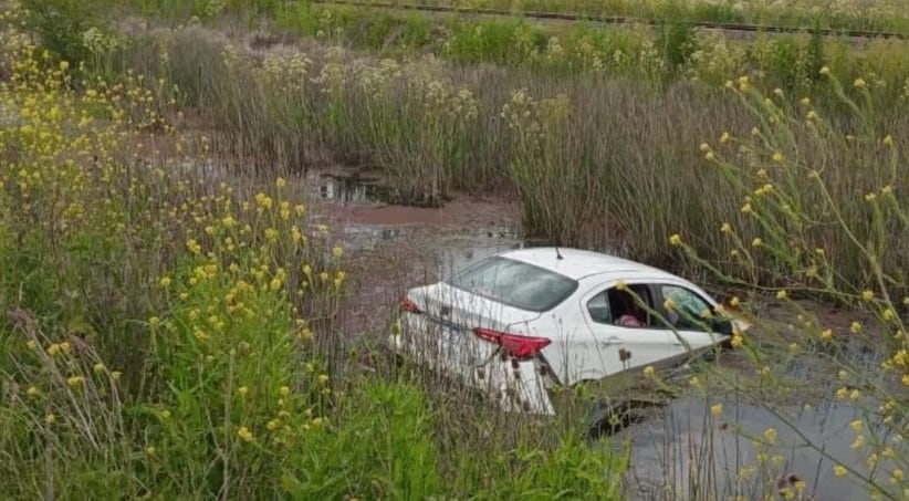 El accidente ocurrió en la ruta 2.