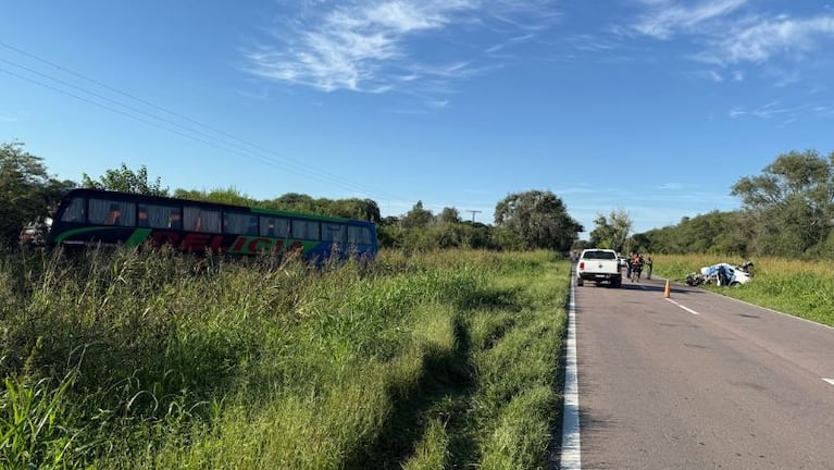 El accidente ocurrió en la Ruta 9, entre Simbolar y San José de la Dormida.