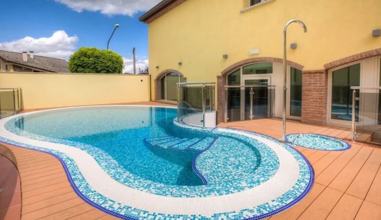 El accidente ocurrió en un hotel de Italia en Pascua.