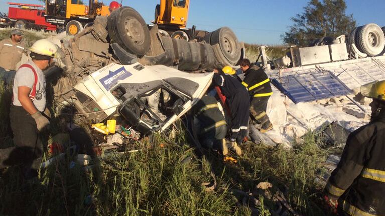 El accidente ocurrió esta mañana en la ruta 158.