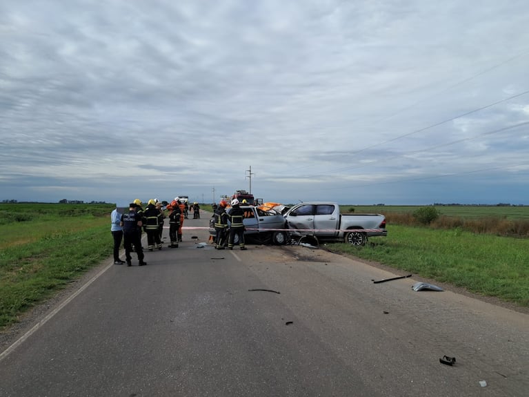 El accidente ocurrió este jueves a la mañana cerca de Las Varillas.
