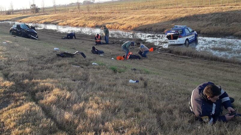 El accidente ocurrió la altura del kilómetro 526. 