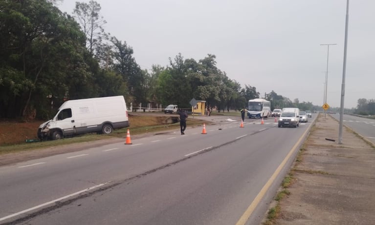 El accidente ocurrió minutos antes de las 7 en la Ruta Provincial 5.