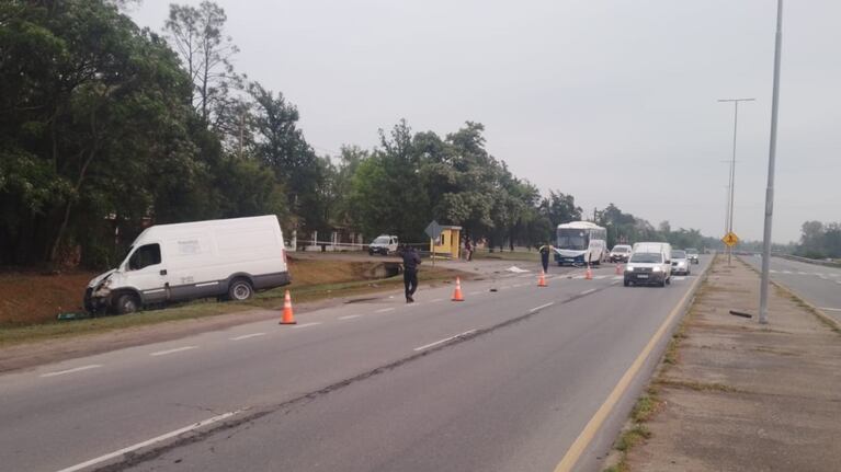 El accidente ocurrió minutos antes de las 7 en la Ruta Provincial 5.