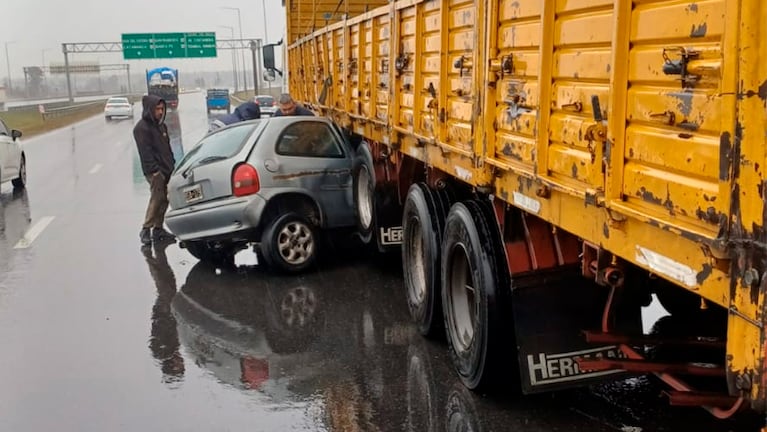 El accidente registrado en Circunvalación.