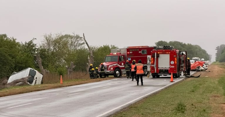 El accidente sucedió en la Ruta Provincial 3.