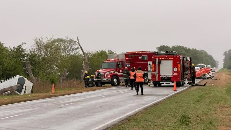 El accidente sucedió en la Ruta Provincial 3.