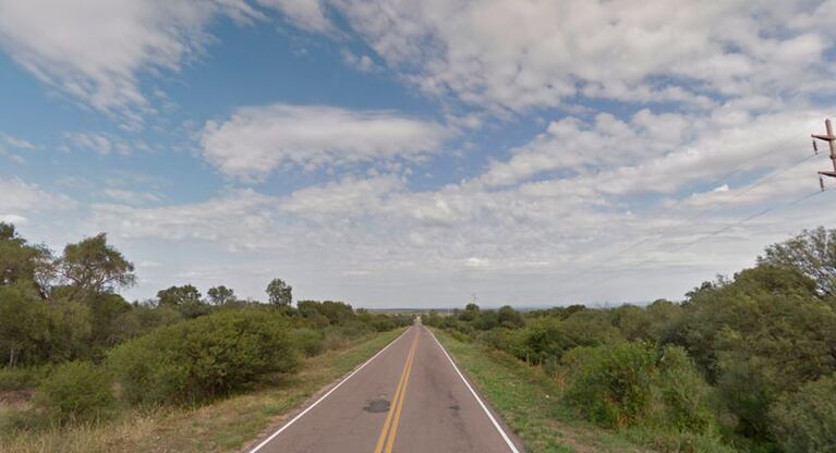  El accidente tuvo lugar sobre la ruta provincial 15 a la altura del paraje Los Tres Árboles.