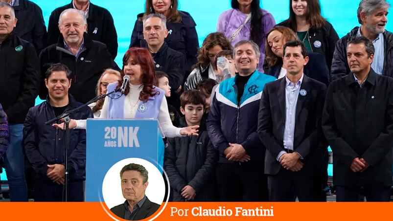 El acto de Cristina Kirchner en Plaza de Mayo.