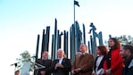 El acto de inauguración del Portal del Centenario. / Foto: UNC.