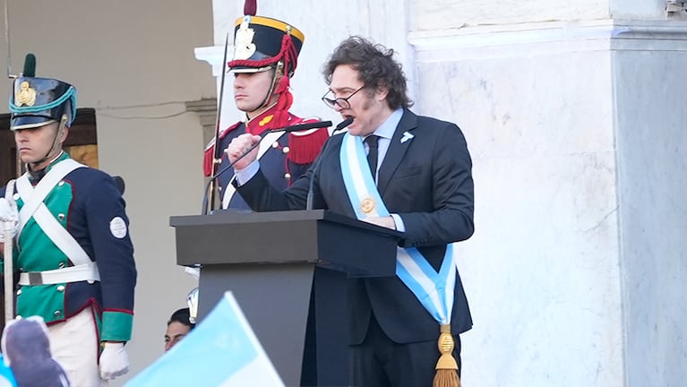 El acto de Javier Milei en Córdoba por el 25 de Mayo.