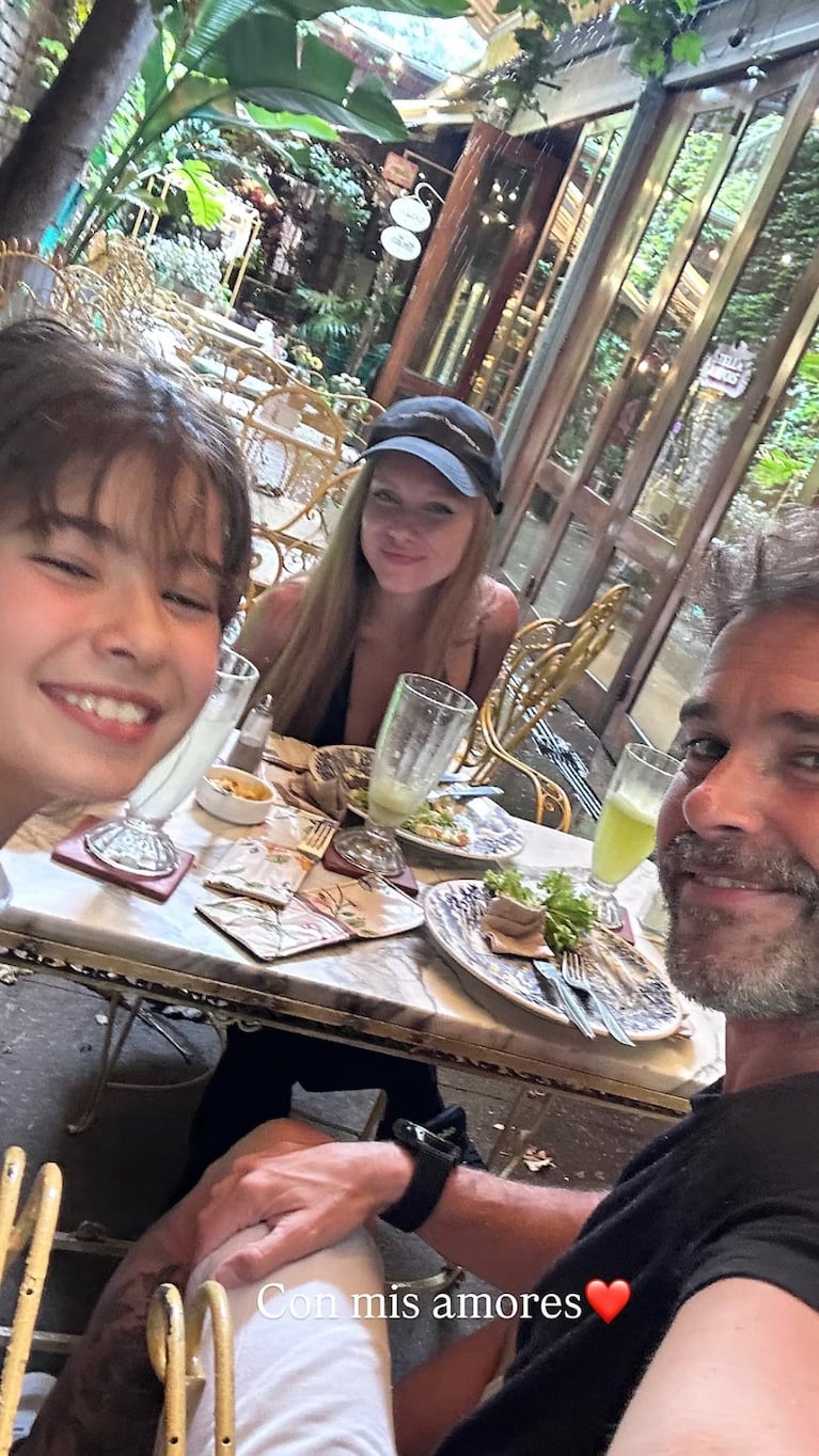 El actor publicó en sus redes sociales el reencuentro con su hija.