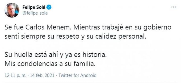 El adiós a Menem: los mensajes de Alberto Fernández, Mauricio Macri y Juan Schiaretti