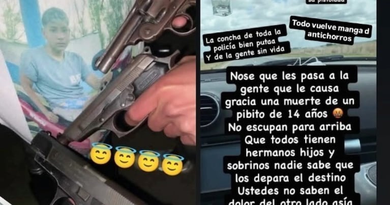 El adiós al ladrón de 14 años que murió baleado por un sargento: “Una re persona, mi rey”