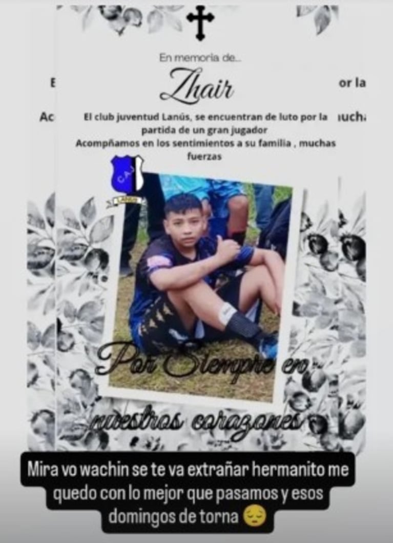 El adiós al ladrón de 14 años que murió baleado por un sargento: “Una re persona, mi rey”