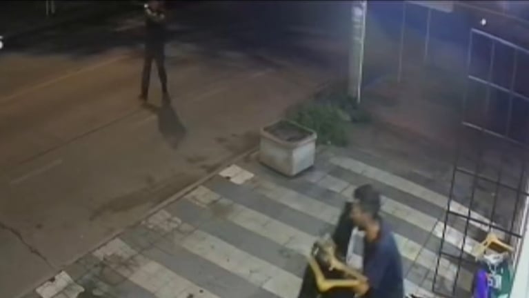 El agente se topó de casualidad con el hecho de inseguridad.