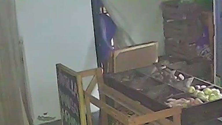 El ágil delincuente entró y escapó por el mismo hueco de la reja.