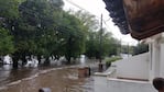 El agua llegó a las casas en Alpa Corral.