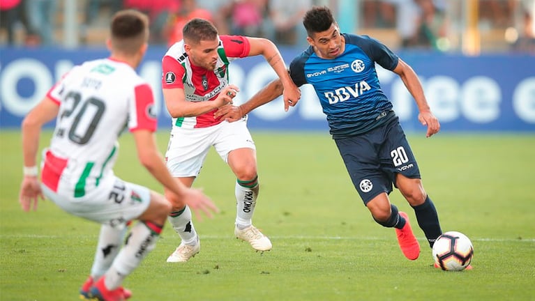 El Albiazul lo dio todo en Chile, pero no le alcanzó. / Foto: Talleres