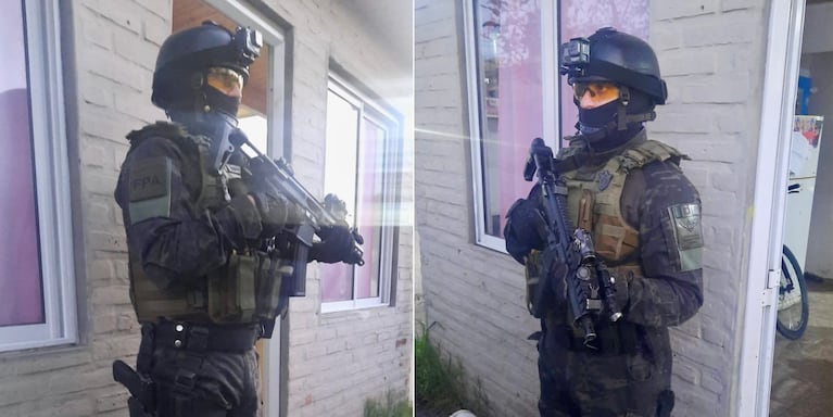 El allanamiento fue en una casa de Laboulaye.