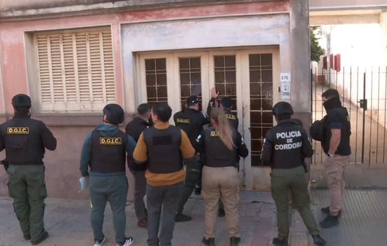 El allanamiento se lleva a cabo en una casa de Cofico.