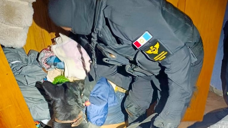 El allanamiento se realizó en barrio El Chorrito, en La Calera.