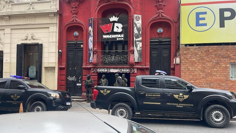 El allanamiento se realizó en todo el edificio donde funcionaba Wachitas.