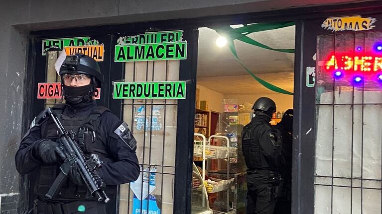 El almacén que usaban de pantalla para vender droga.
