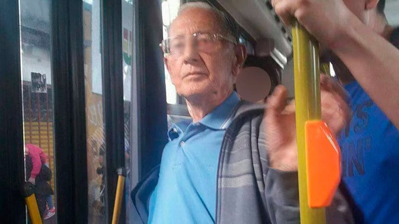 El anciano ya tenía un antecedente similar durante un viaje en tren. 