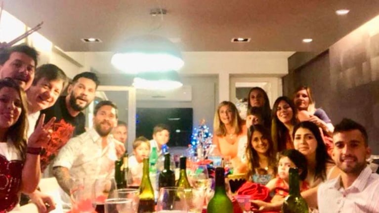 El Año Nuevo en familia de los Messi en Rosario