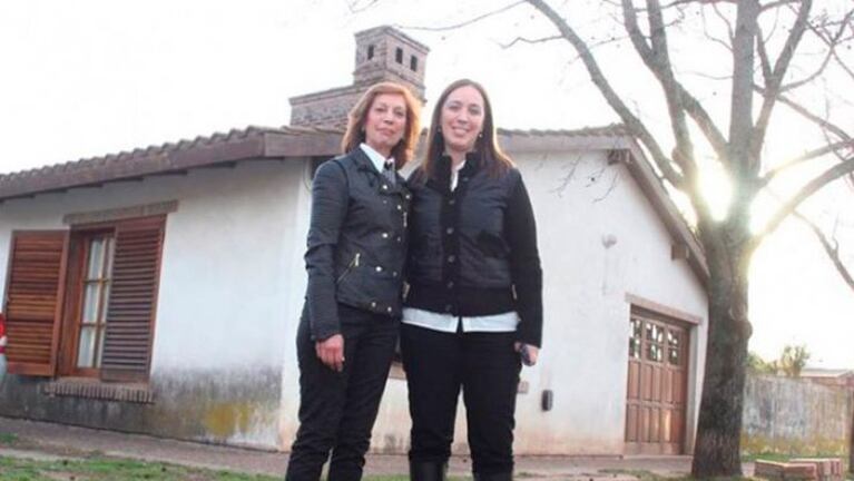 El año pasado, junto a su madre, visitaron la casa donde vivió su abuela. 