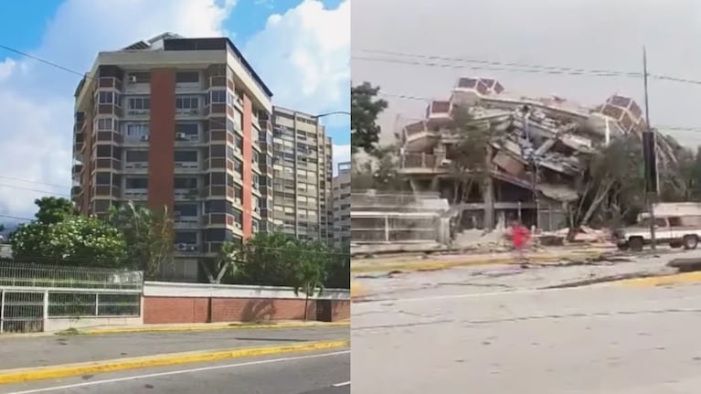 El antes y después de Venezuela tras el terremoto.