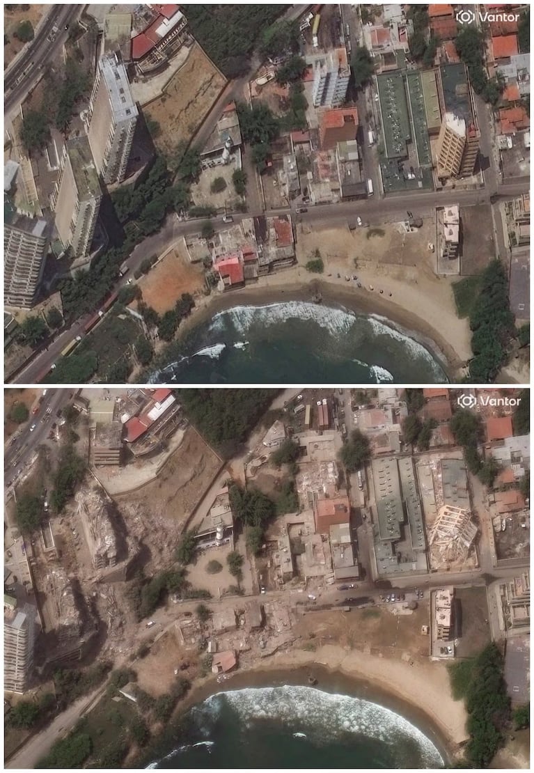 El antes y después de Venezuela tras el terremoto.