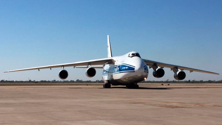El  Antonov 124 es el cuarto avión más grande del mundo. 