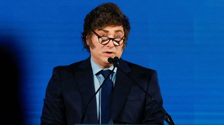 El anuncio de Javier Milei.