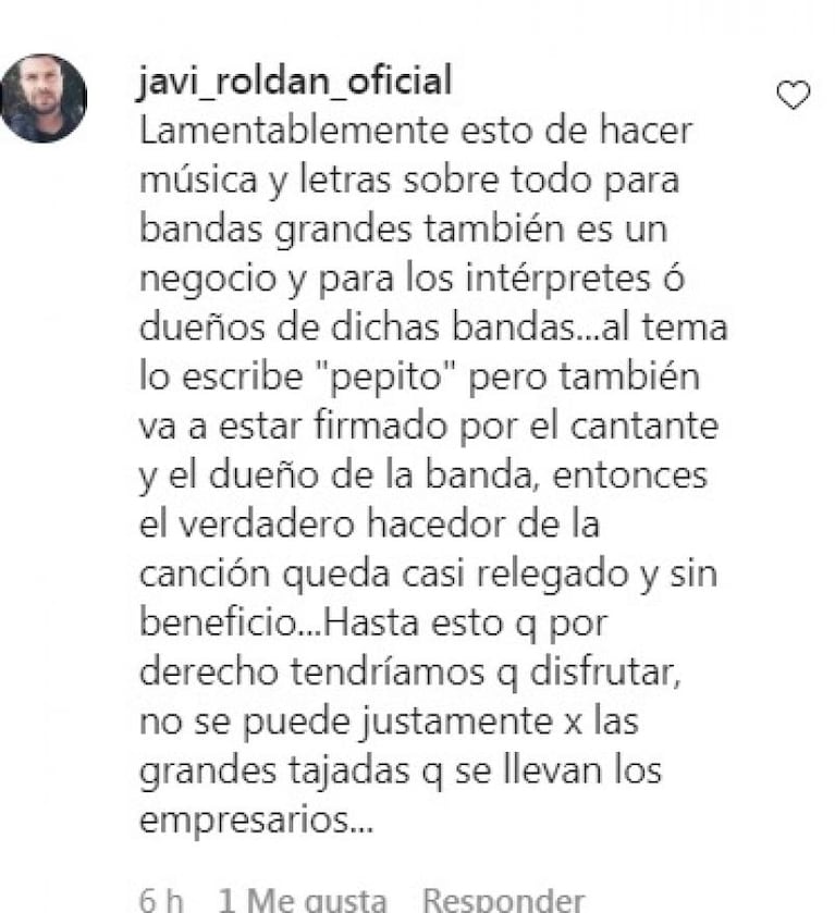 El apoyo del cuarteto a los compositores en su reclamo