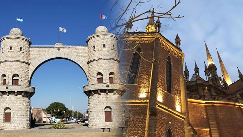 El Arco de Córdoba y la Iglesia de Los Capuchinos, dos obras majestuosas.