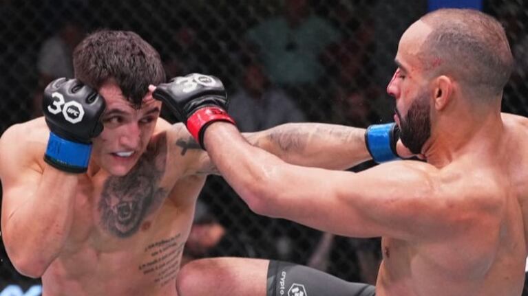 El argentino ganó antes de que terminara el primer round.