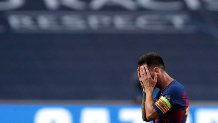 El argentino Lionel Messi tuvo destellos de su talento pero fue abrumadora la superioridad del rival.