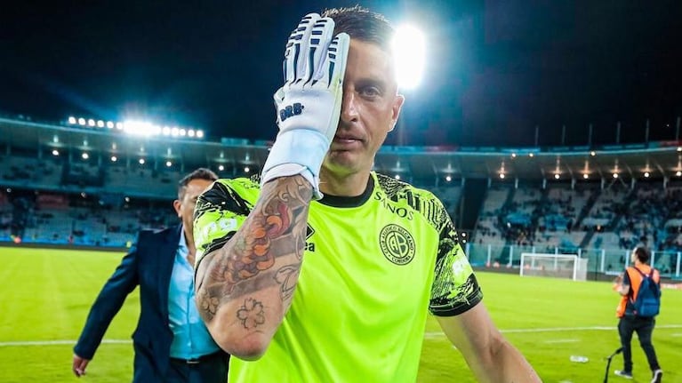 El arquero, envuelto en la polémica con los hinchas del Pirata.