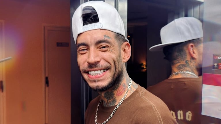 El artista alentó a la selección desde la Bombonera.