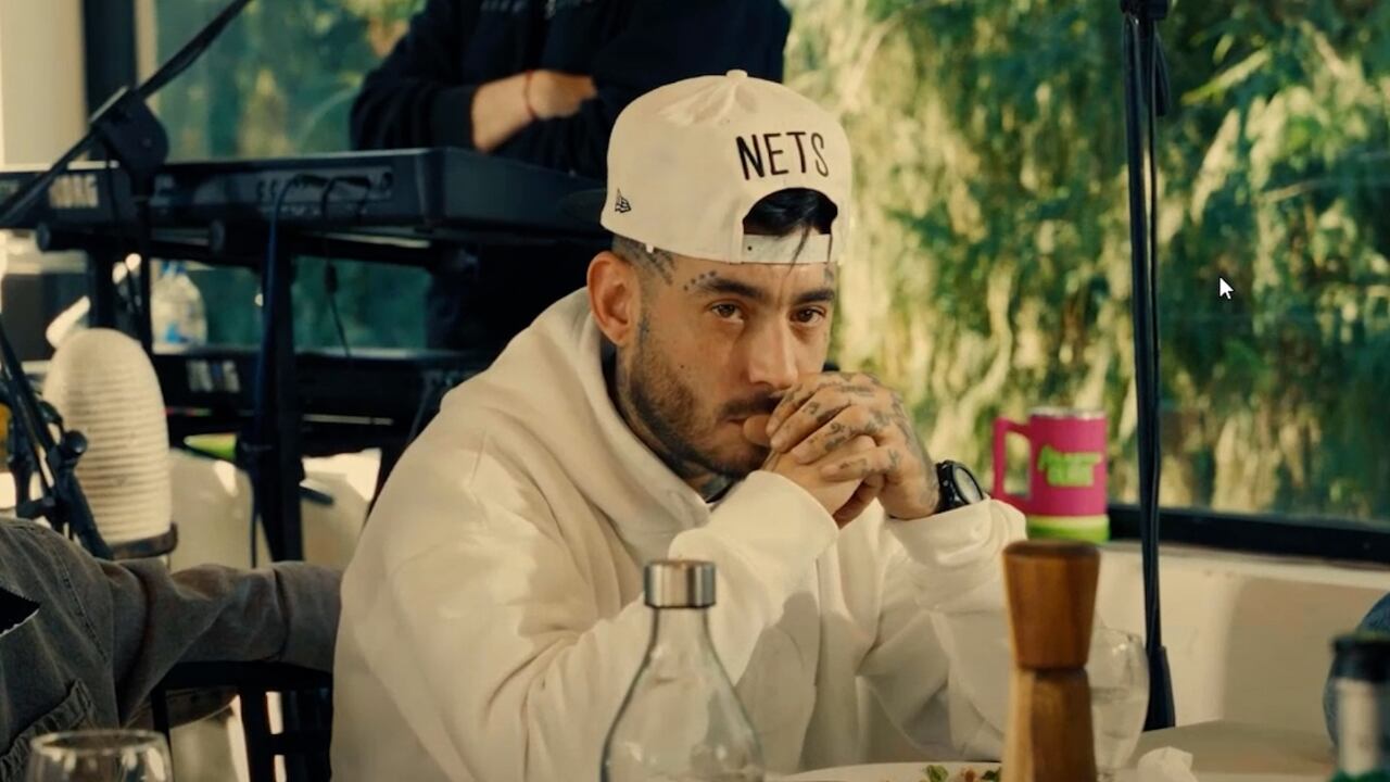 El artista estuvo en un almuerzo organizado por Magui Olave donde también formaron parte otros cuarteteros,