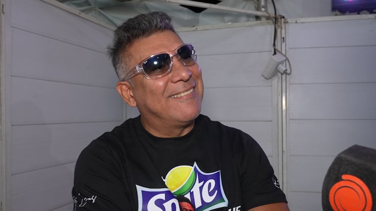 El artista estuvo presente en la Fiesta Chayera y anticipó nuevas colaboraciones con artistas del folklore.