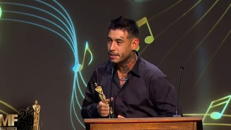 El artista fue el ganador de la categoría "Mejor artista de cuarteto" en los premios Martín Fierro de la Música.