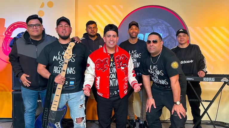 El artista pasó por Cuarteteando con la Negra para palpitar su primer show en Sala del Rey.